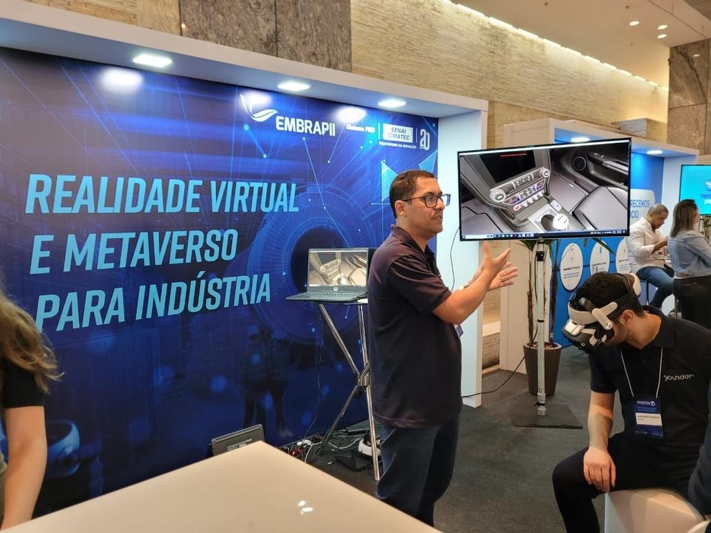 Fabio durante evento de inovação em São Paulo